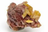 Lustrous, Yellow-Orange Wulfenite Cluster - La Morita Mine, Mexico #237083-1